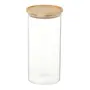 POTE REDONDO 1,4 L BAMBOO BORUS - INCOLOR/BAMBU - Foto 1