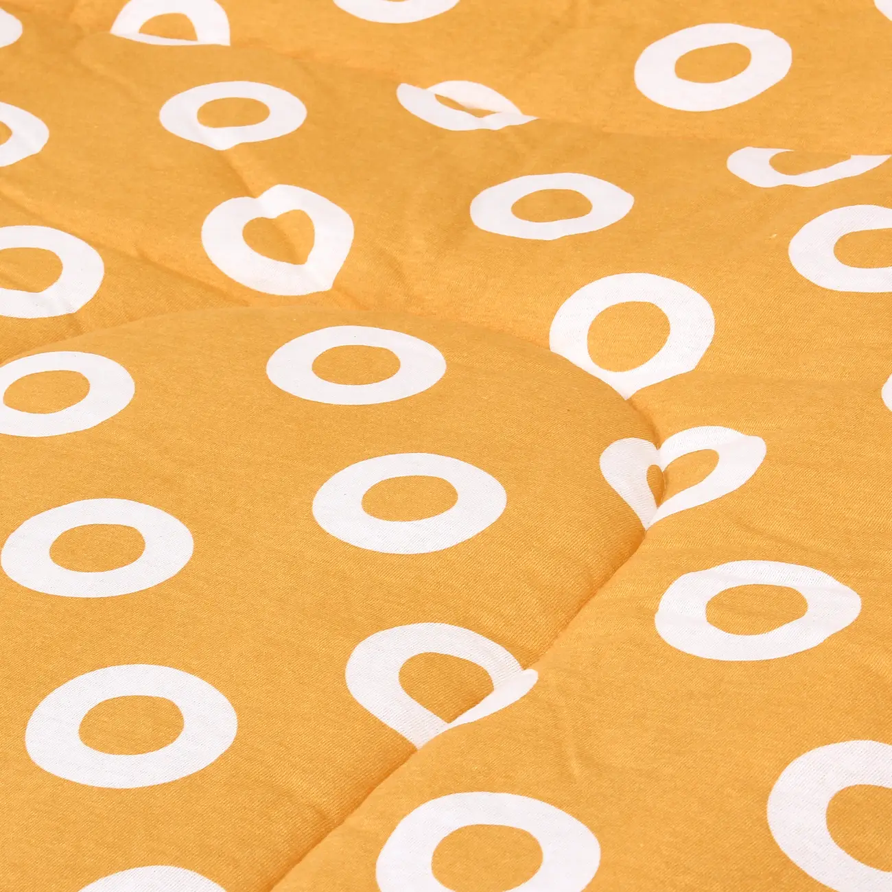 EDREDOM SOLTEIRO 1,60 M X 2,40 M VOA PASSARIM - AMARELO HANBAR/MULTICOR - Foto 8