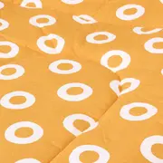 EDREDOM SOLTEIRO 1,60 M X 2,40 M VOA PASSARIM - AMARELO HANBAR/MULTICOR - Foto 8