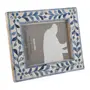 PORTA-RETRATO 15 CM X 20 CM ALFAMA - AZUL/BRANCO - Foto 4