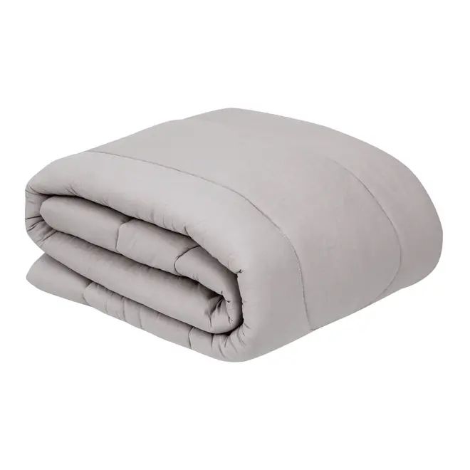 EDREDOM DUPLA-FACE CASAL/QUEEN 2,40 M X 2,50 M MISCELLAN - BEGE/CAMELO - Foto 3