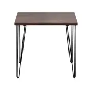 MESA DE JANTAR MESA 80 CM X 80 CM ZAHARA - PRETO/NOZES RÚSTICO - Foto 19