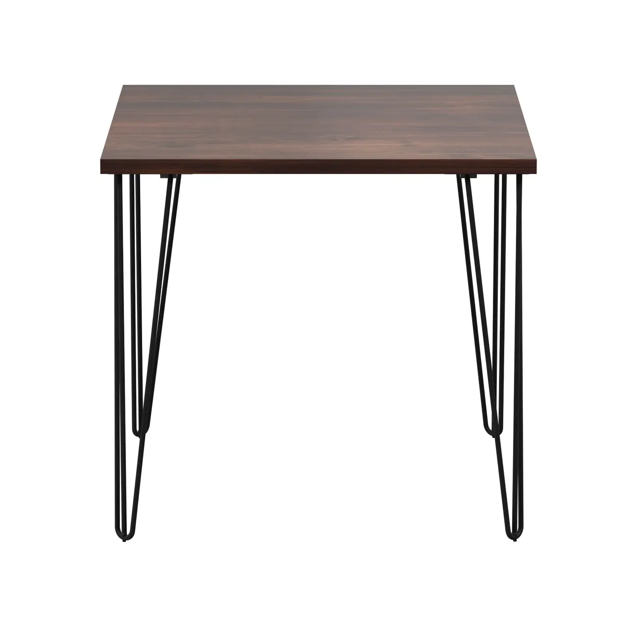 MESA DE JANTAR MESA 80 CM X 80 CM ZAHARA - PRETO/NOZES RÚSTICO - Foto 19