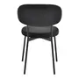 CADEIRA DE JANTAR DAISY - PRETO/PRETO - Foto 5