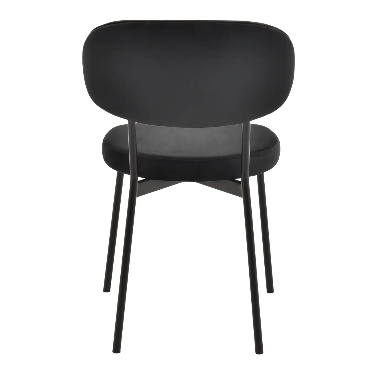 CADEIRA DE JANTAR DAISY - PRETO/PRETO - Foto 5