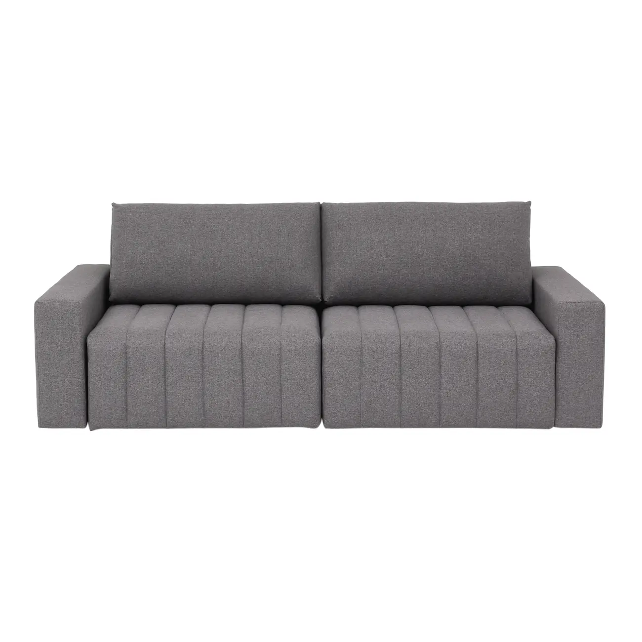 SOFÁ-CAMA RETRÁTIL E RECLINÁVEL 3 LUGARES SNOOZE - CINZA - Foto 1