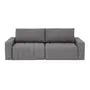 CINZA - SOFÁ-CAMA RETRÁTIL E RECLINÁVEL 3 LUGARES SNOOZE