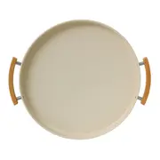 BANDEJA 36 CM MIXED BAMBOO - OFF WHITE/BAMBU - Foto 5