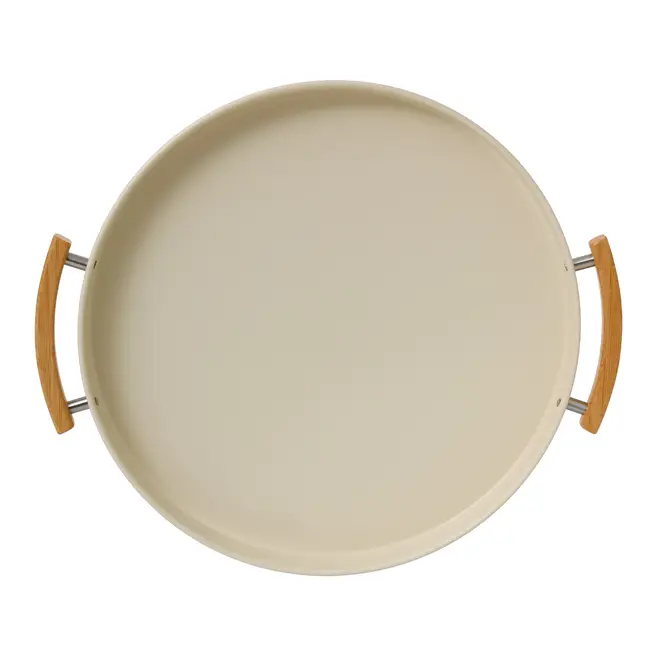 BANDEJA 36 CM MIXED BAMBOO - OFF WHITE/BAMBU - Foto 5