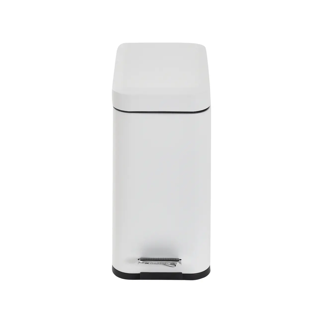 LIXEIRA COM PEDAL 5 L DURBAN - BRANCO/BRANCO - Foto 1