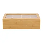 CAIXA PARA SACHÊS DE CHÁ BAMBOO - BAMBU/INCOLOR - Foto 3