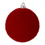 KIT COM 2 PINGENTES BOLA RELEVO COLORFUN XMAS - VERMELHO - Foto 2
