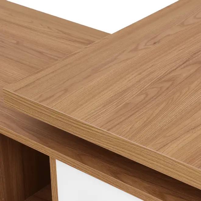 MESA COM BALCÃO 1 PORTA DE CORRER 1,80 M X 1,87 M BOSS - OAK TAMMI/BRANCO - Foto 19