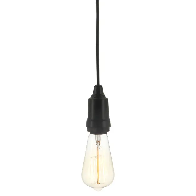 LÂMPADA FILAMENTO DE CARBONO DIMERIZÁVEL ST64 40W E27 220V LUZ AMARELA TASCHIBRA - INCOLOR - Foto 2