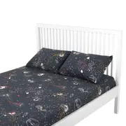 LENÇOL DE CASAL E QUEEN 2,40 M X 2,50 M ZOODIAC - CINZA/MULTICOR - Foto 10