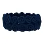 CESTO/CENTRO DE MESA 18 CM ARABESCO - AZUL ESCURO - Foto 1