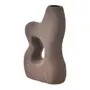 VASO DECORATIVO 20 CM SHIMO - MARROM/MANJERICÃO - Foto 3