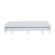 CAMA BOX SOLT 88 C/INF TATOU LÁTEX/MAX - CINZA/BRANCO - Foto 6