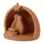 ADORNO PRESÉPIO 10 CM VILAREJO NOEL - ARGILA CRUA - Foto 2