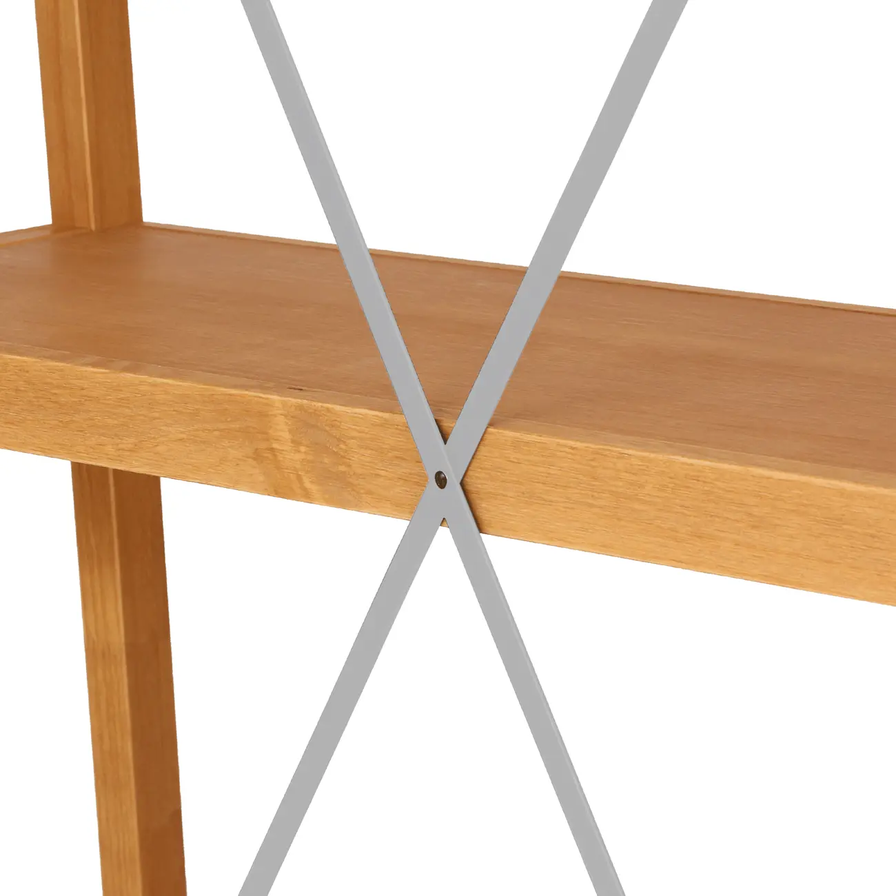 ESTANTE 98 CM X 2 M BEAM - AMÊNDOA/BRANCO - Foto 5
