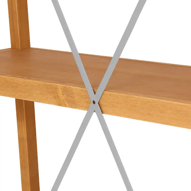 ESTANTE 98 CM X 2 M BEAM - AMÊNDOA/BRANCO - Foto 5