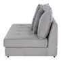 SOFÁ-CAMA 3 LUGARES BUZZ - POLI CINZA - Foto 3