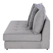 SOFÁ-CAMA 3 LUGARES BUZZ - POLI CINZA - Foto 3
