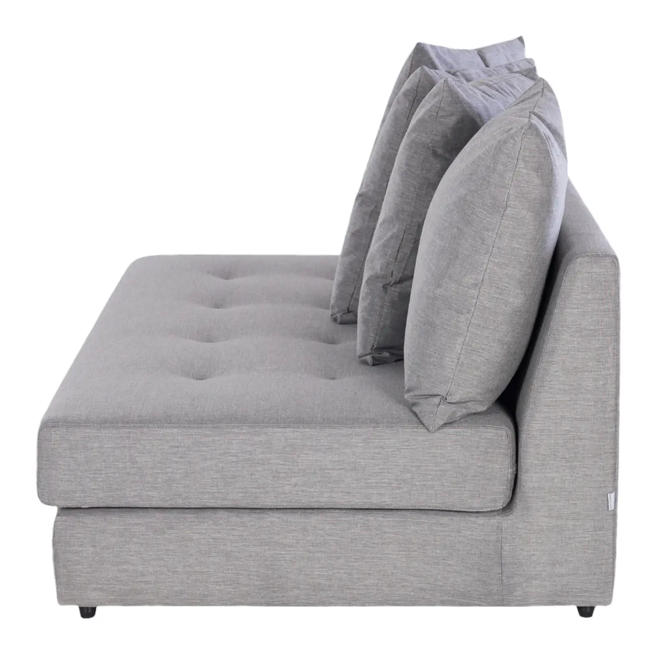 SOFÁ-CAMA 3 LUGARES BUZZ - POLI CINZA - Foto 3