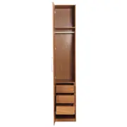 MAXIMUS GUARDA-ROUPA 1 PORTA 3 GAVETAS 45 - FREIJÓ - Foto 6