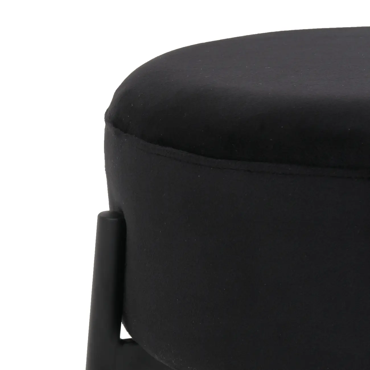 BANQUINHO DAISY - PRETO/PRETO - Foto 3