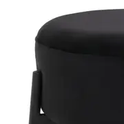 BANQUINHO DAISY - PRETO/PRETO - Foto 3