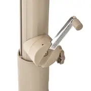 OMBRELONE LATERAL QUADRADO 3 M X 3 M MILUS - CAMELO/BEGE - Foto 5