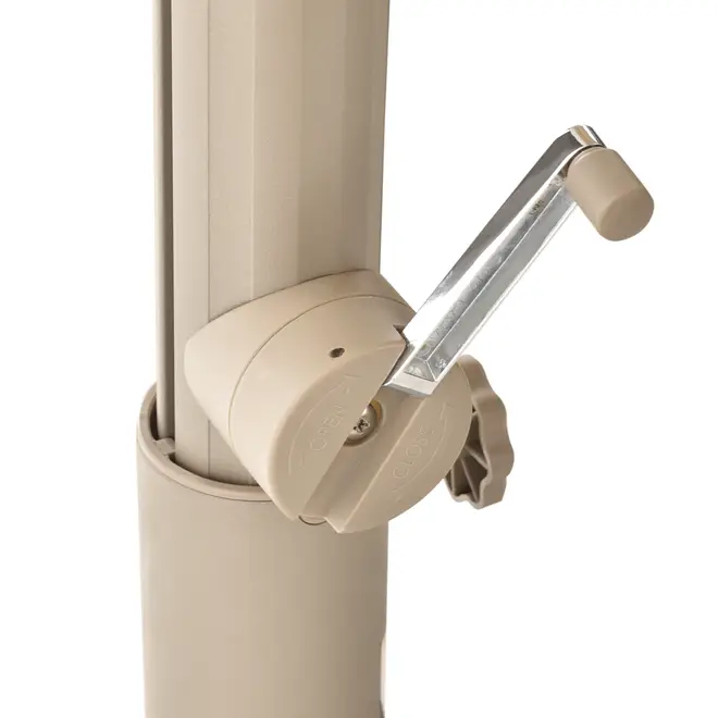 OMBRELONE LATERAL QUADRADO 3 M X 3 M MILUS - CAMELO/BEGE - Foto 5