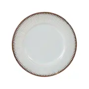 PRATO PARA SOBREMESA VERSAILLES - CINZA/MARROM - Foto 1