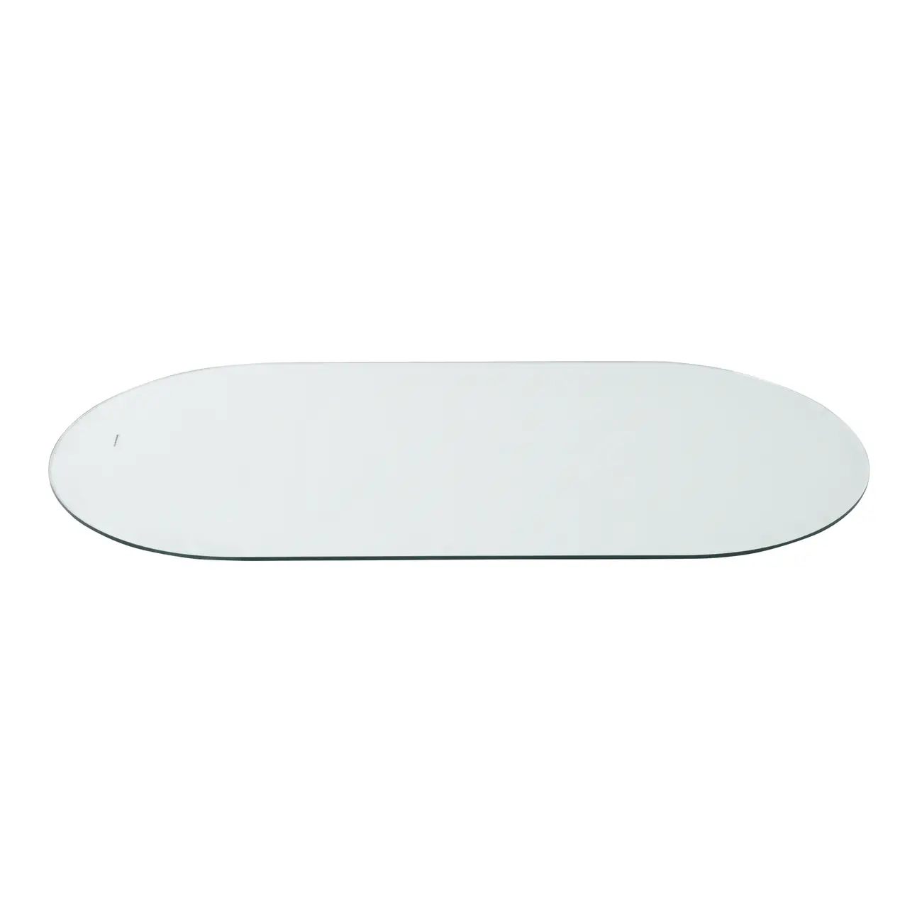 TAMPO VIDRO TEMPERADO OVAL 10 MM X 1,80 M X 90 M TRISKEL - INCOLOR - Foto 1