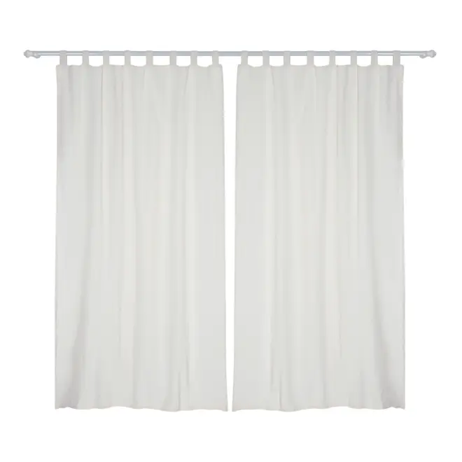 CORTINA 2 PEÇAS 1,35 M X 2,30 M ESSENTIAL - NATURAL - Foto 1