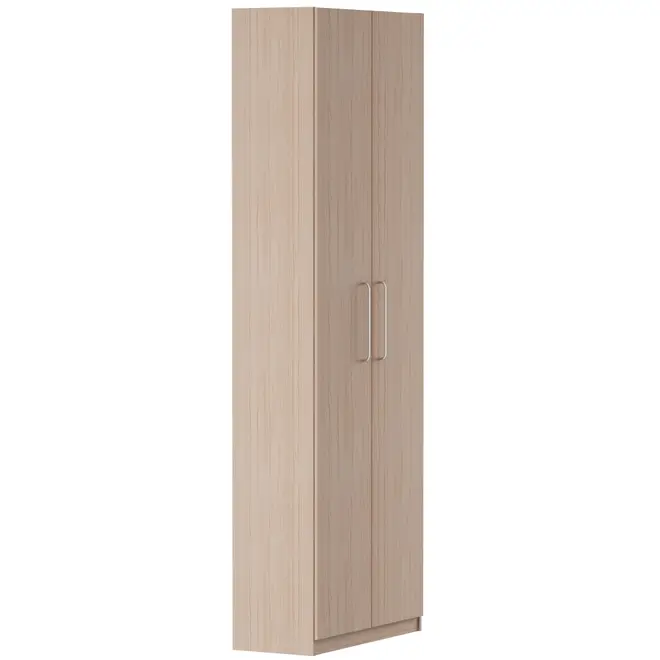 GUARDA-ROUPA DE SOLTEIRO 2 PORTAS/3 PRATELEIRAS LIVE - NATURAL WASHED - Foto 4