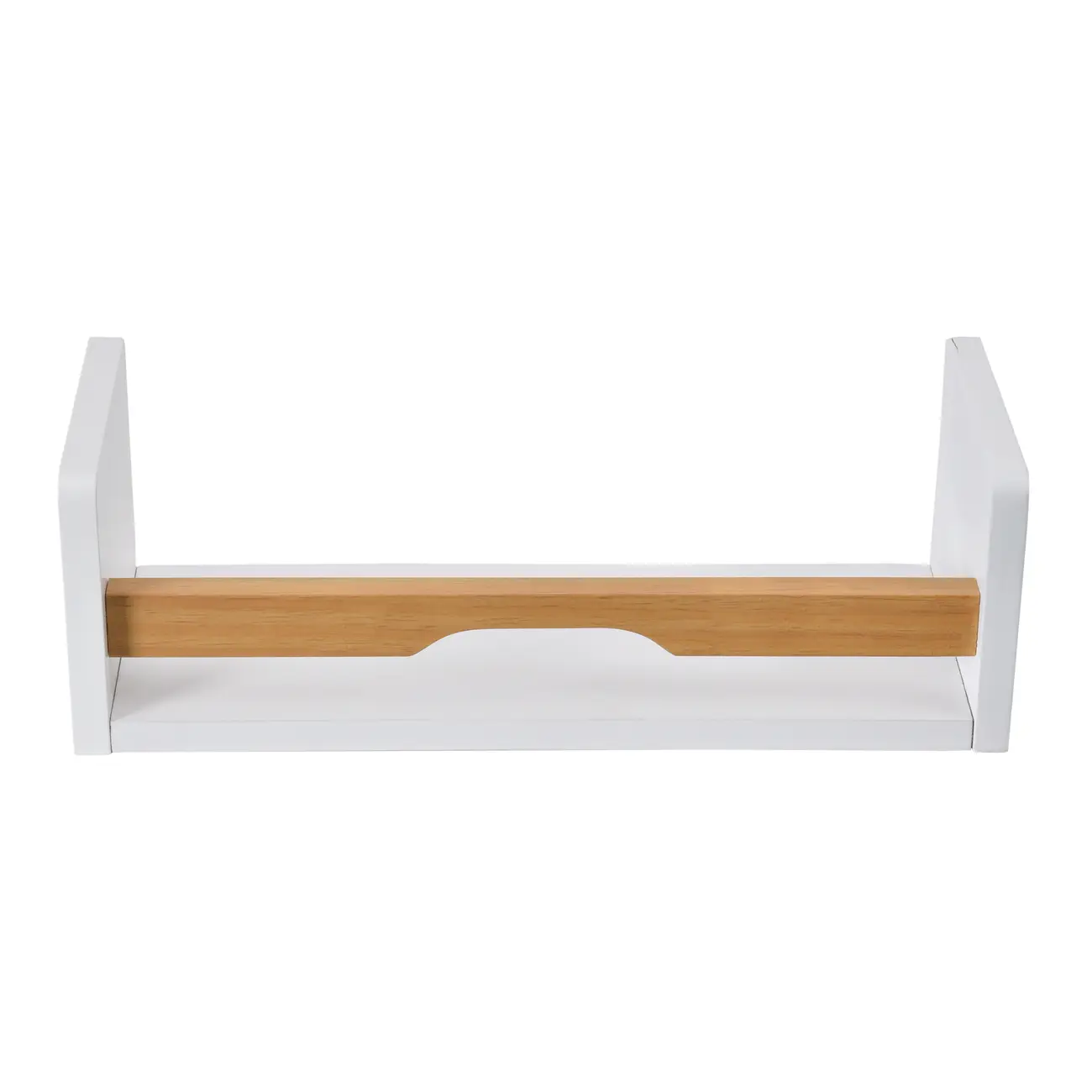 PRATELEIRA 13 CM X 40 CM X 15 CM ALENTO - BRANCO/AMÊNDOA - Foto 1