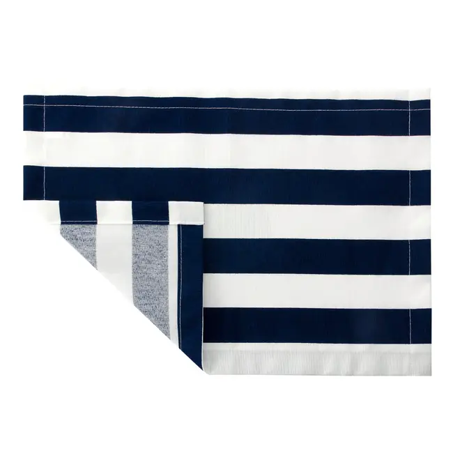 LUGAR AMERICANO 36 CM X 50 CM BLUETSRIPE - BRANCO/AZUL ESCURO - Foto 2