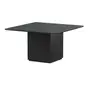 MESA DE JANTAR 1,35 M X 1,35 M FLOAT - PRETO/PRETO - Foto 2