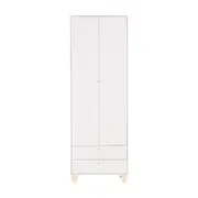 GUARDA-ROUPA INFANTIL 2 PORTAS/2 GAVETAS SWEET - BRANCO/PINUS NATURAL - Foto 1