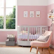BERÇO 70 CM 3 EM 1 - BERÇO MINI BERÇO CAMA INFANTIL WAVE - CINZA - Foto 4