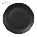 JOGO DE PRATO RASO C/4 PÇS GEO ORGÂNICO