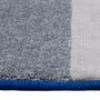 TAPETE 1,50 M X 2 M GEO FORMS - CINZA/COBALTO - Foto 6
