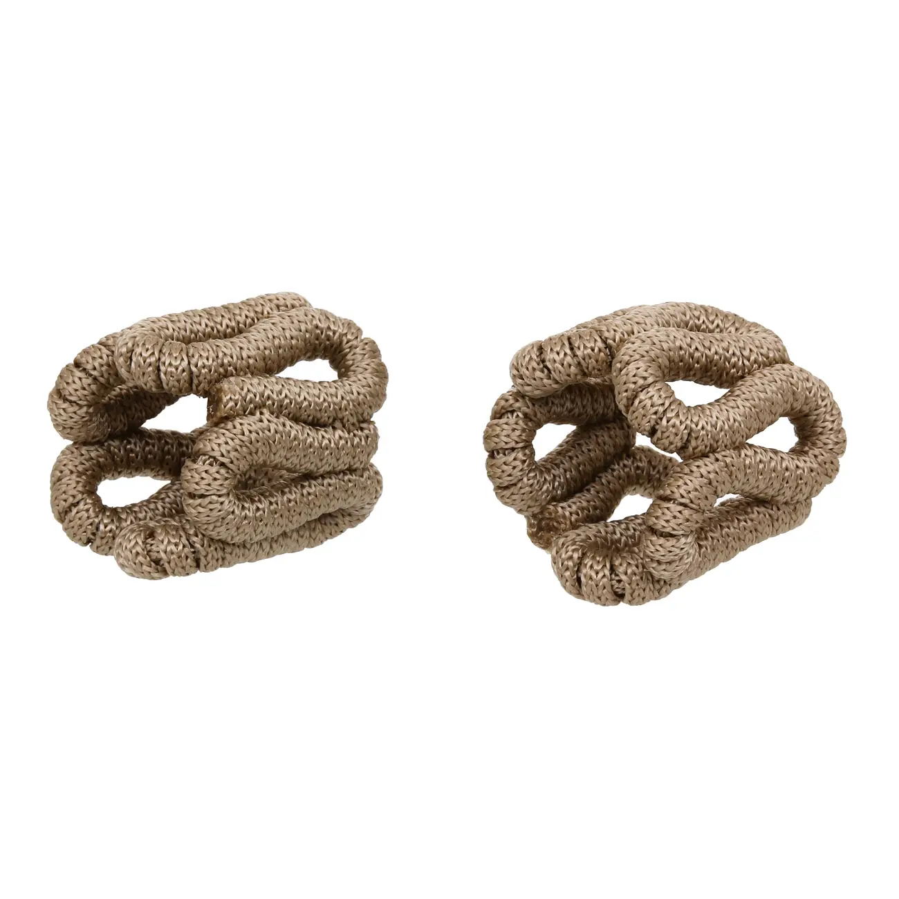 ARGOLA PARA GUARDANAPO CONJUNTO COM 2 PEÇAS ARABESCO - CAMELO - Foto 6