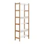ESTANTE 85 CM X 2,18 M CAULE - AMÊNDOA/BRANCO - Foto 4