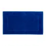 TOALHA DE PISO 80 CM X 48 CM VELVET - AZUL COBALTO - Foto 1