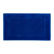 TOALHA DE PISO 80 CM X 48 CM VELVET - AZUL COBALTO - Foto 1