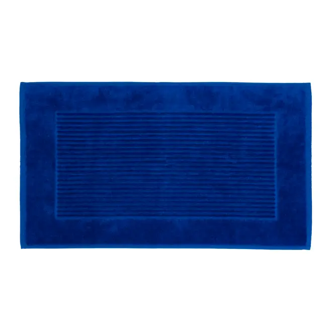 TOALHA DE PISO 80 CM X 48 CM VELVET - AZUL COBALTO - Foto 1