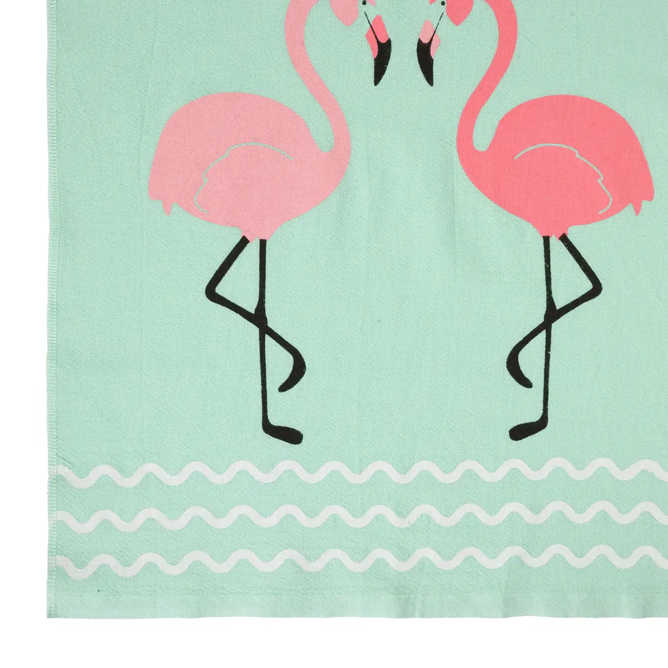 PANO DE PRATO FLAMIN-GO - MENTA/FLAMINGO - Foto 11